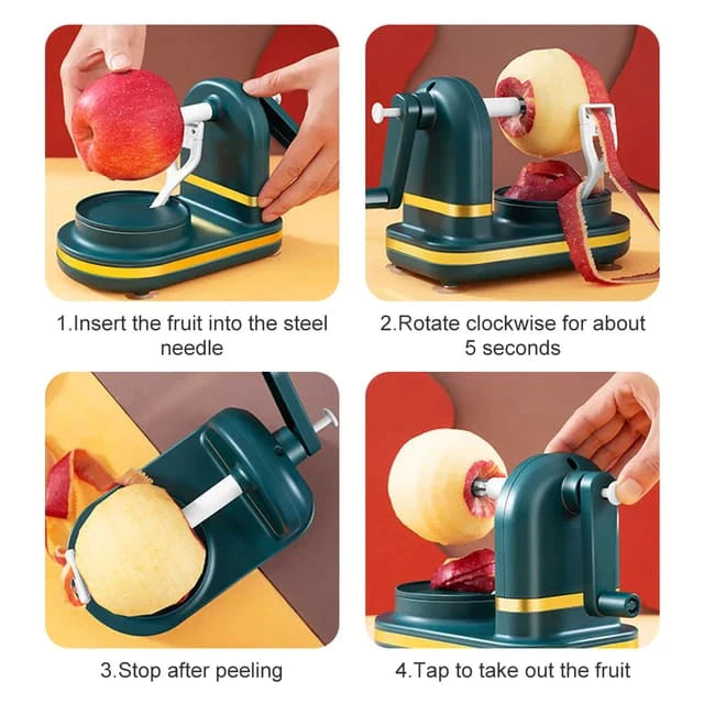 Apple Peeler, Peeler, Apple Cutter, Stainless Steel, Apple Slicer, Kitchen Exfoliating Tool & Apple Cutter