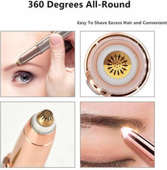 Instant And Painless Eyebrow Hair Removing Device,
