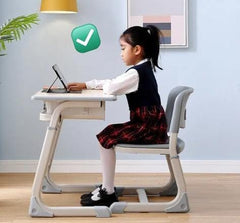 Kids Desk And Chair Set Height Adjustable , Study Desk For Students, Childs Study School Table Suitable For School Study Room